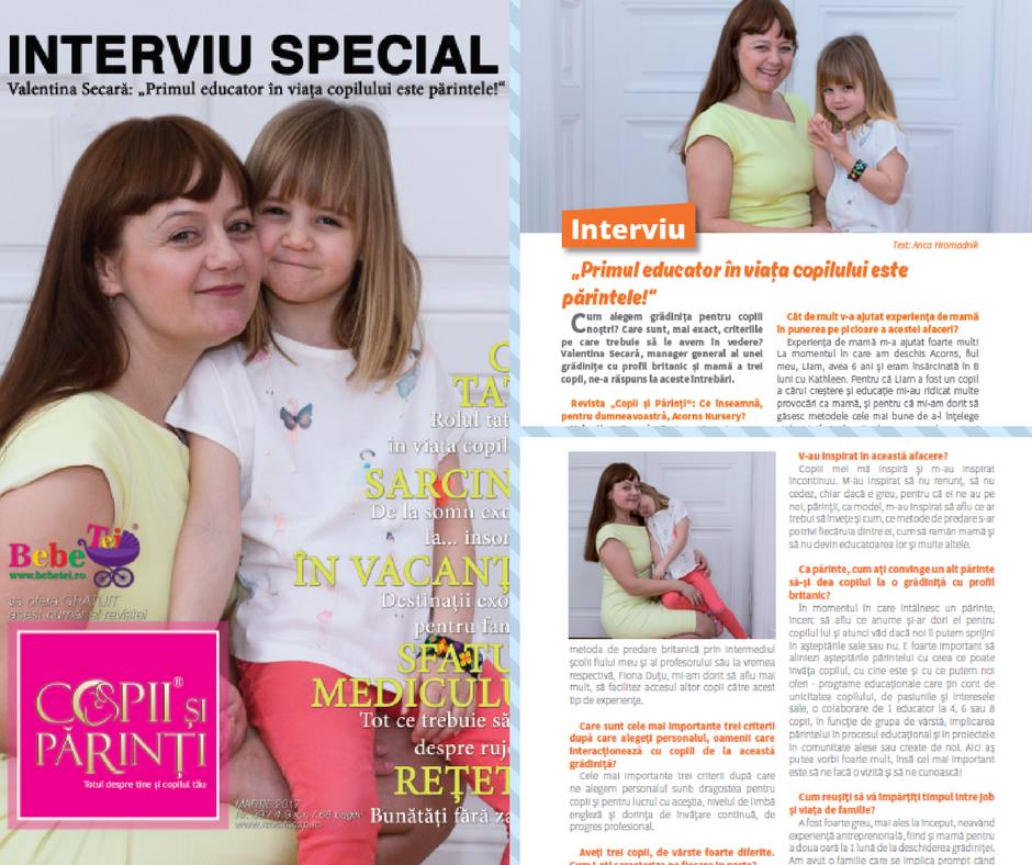 „Primul educator în viața copilului este părintele!“