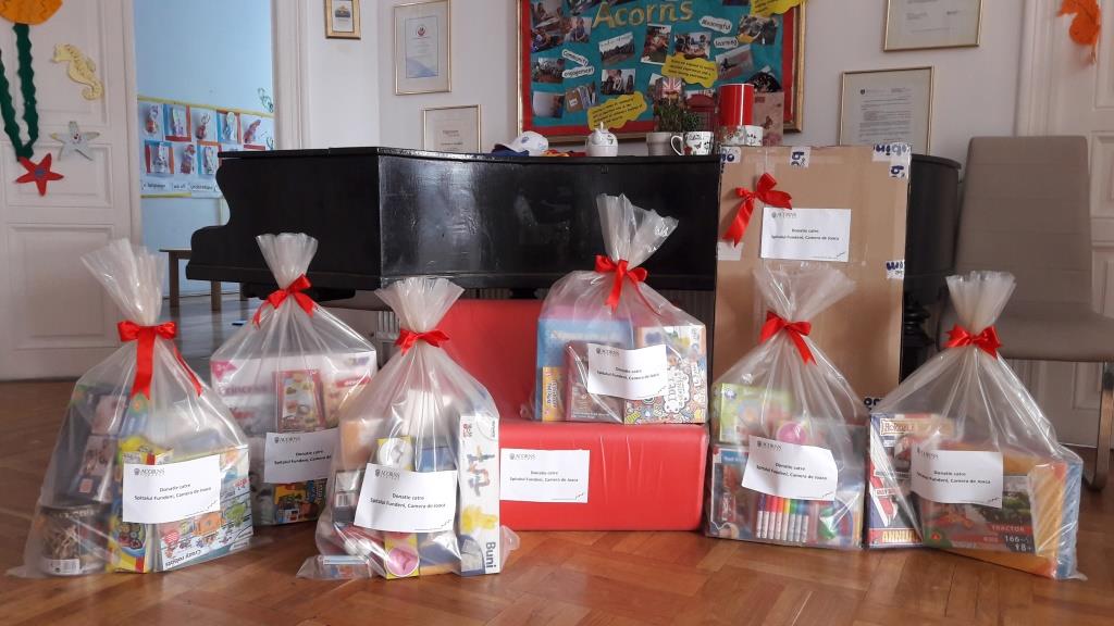 Donația Acorns Nursery pentru camera de joacă de la Fundeni
